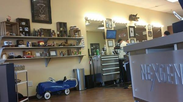 Nexgen is such a cool barber shop. My husband won't go anywhere else.