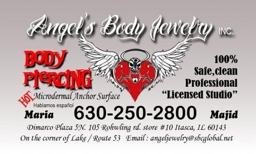 We are a Safe Professional Licensed Studio. We offer a wide variety of body jewelry at unbeatable prices.