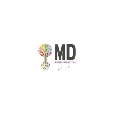 MD Regeneration logo rainbow