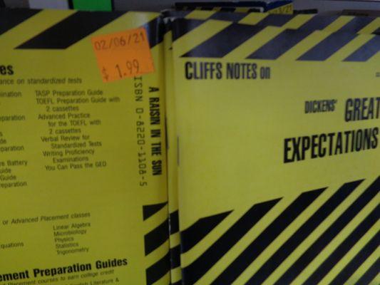 $1.99 for CliffNotes paperback? CRIME!