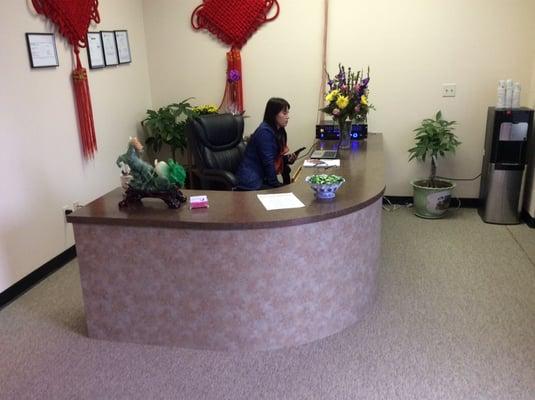 Reception area at Zen Foot Massage