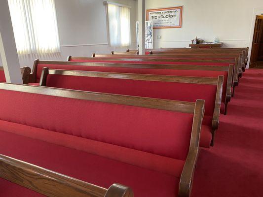 Pilgrim church of Christ upholstery