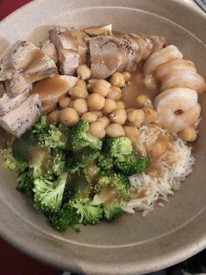 Chicken and Shrimp Bowl