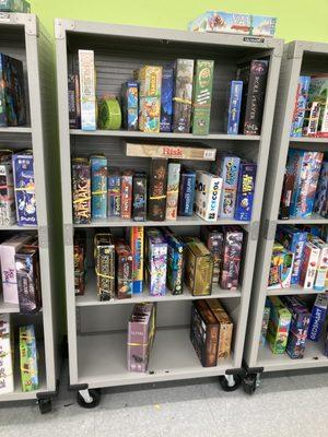 Demo Game shelves (available to play for FREE!)