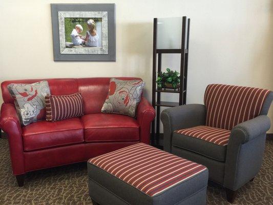 We also carry USA made Marshfield living room furniture!