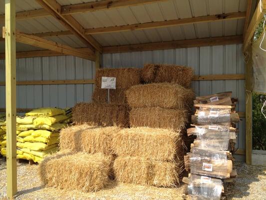 Straw and Firewood for sale