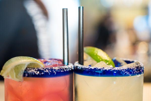 Our margaritas are served on the rocks with homemade sour!