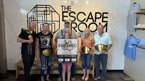 We escaped! Sorta...