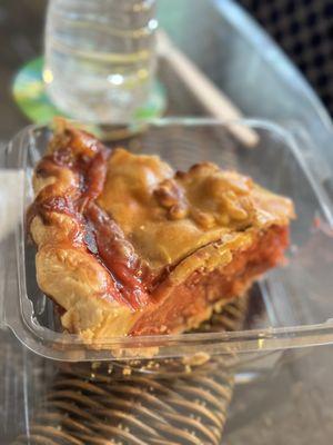 Strawberry Rhubarb Pie SLICE