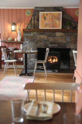 "the library" dining room