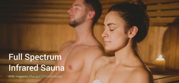 Full Spectrum Infrared Sauna (Near/Mid/Far Infrared)