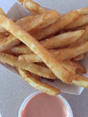 Jakes fries. They come with fry sauce. So good.