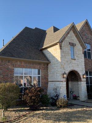 Replaced Roof with Malarkey Natural Wood Shingle