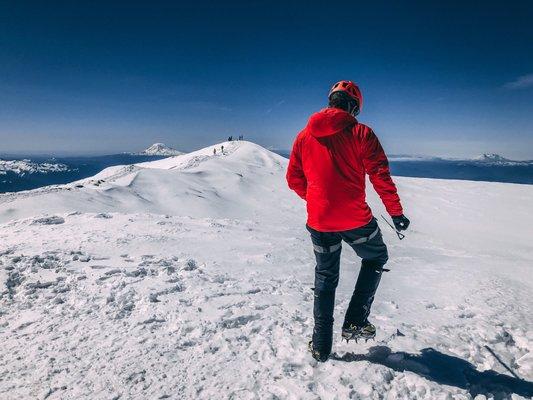 On top of Mount Rainer June 2019