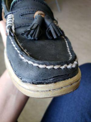 Damage that occurred during the repair:  marking on the front leather, stitching was frayed/cut in front plus the messy glue around the sole