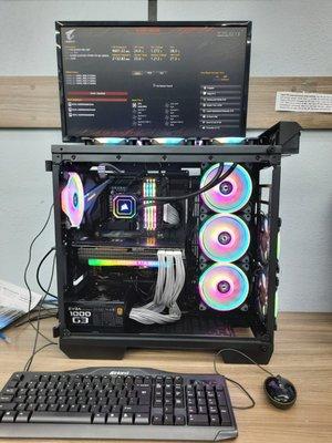 We can create your dream custom build gaming machine. Beauty in the making!