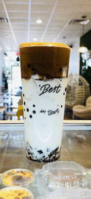 Fresh milk iced coffee (bac xiu)