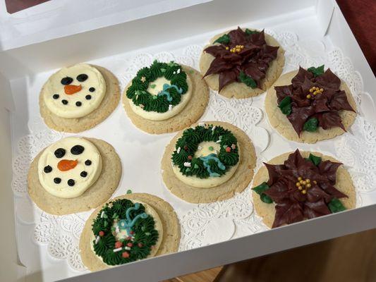 Christmas sugar cookies (special order)