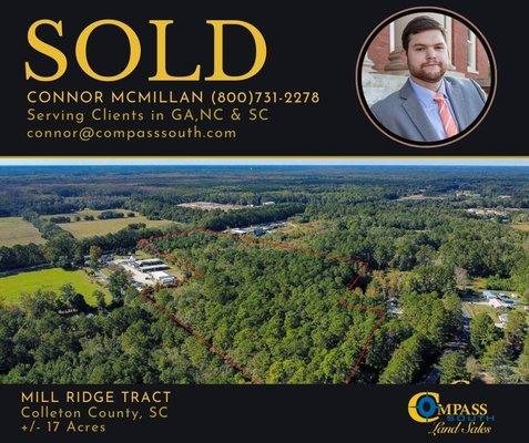 Just sold by Connor McMillan