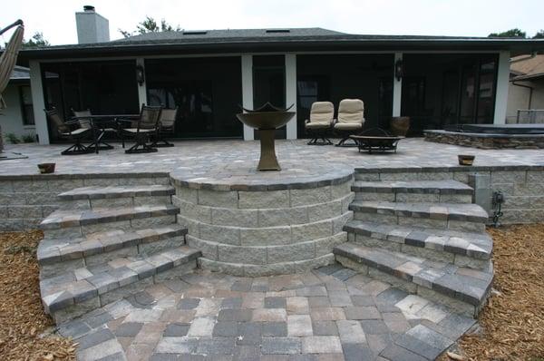 Patio, Retaining Wall System & Steps