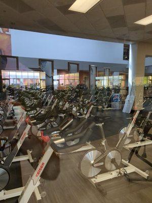 Cardio bike room