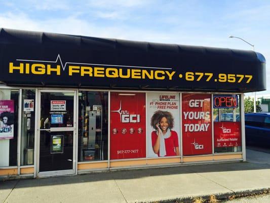 High Frequency Wireless store at 15th and Gambell