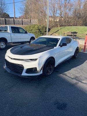 ZL1 In For A Interior Suede Clean Up & Exterior Wash