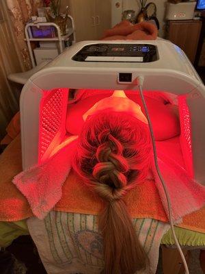 LED light facial