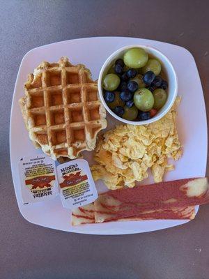 Waffles with Fruit