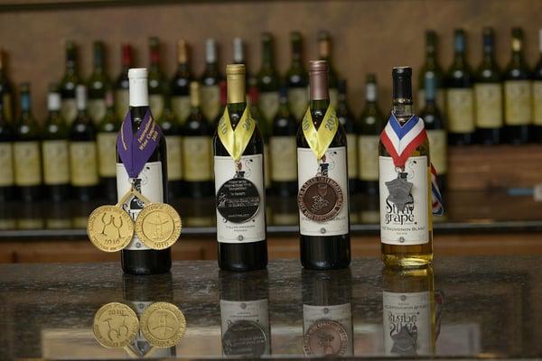 Award winning wines.