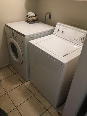 Kenmore washer and LG dryer