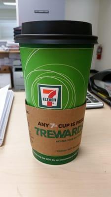 Ohhh you know, just enjoying my cup of Brazilian Bold from my favorite 7-Eleven.