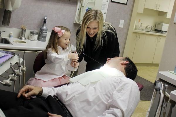 Dr. Luke and his family