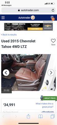 Images on Autotrader vs Actual images-liars and scammers