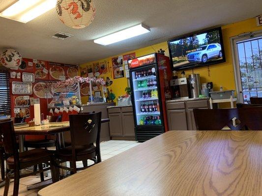 Inside-counter and soda fridge