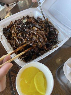 Jajangmyeon to go