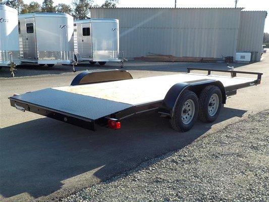 Innovative 18' Open Car Trailer with Dovetail