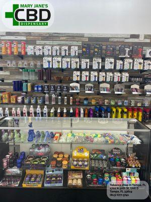 Mary Jane's CBD Dispensary's is the top smoke shop on University Drive in Huntsville! #CBD #Store #Vape #Shops #tobacco #store