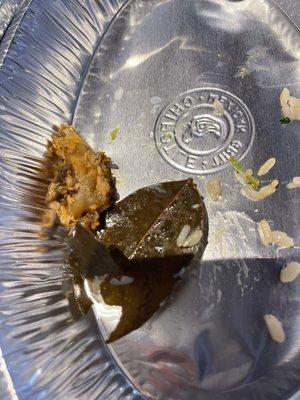 Found in Chicken Fajita bowl ?! I don't want to know but I was sick for 2 days