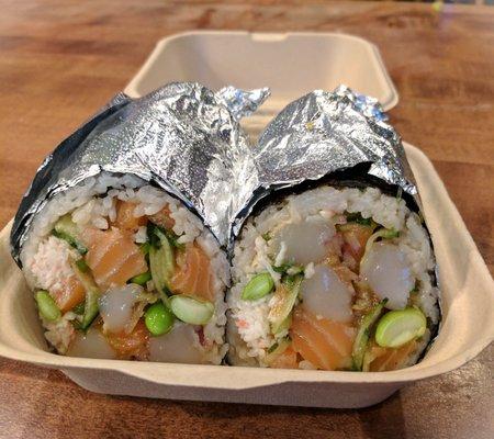 Salmon Delight burrito