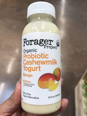 Dairy free yogurt mango flavored