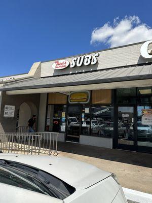 Here's the storefront located in South Austin, right off I-35.