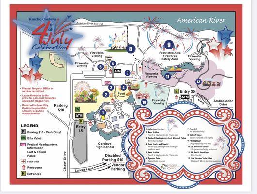 Map for fireworks!