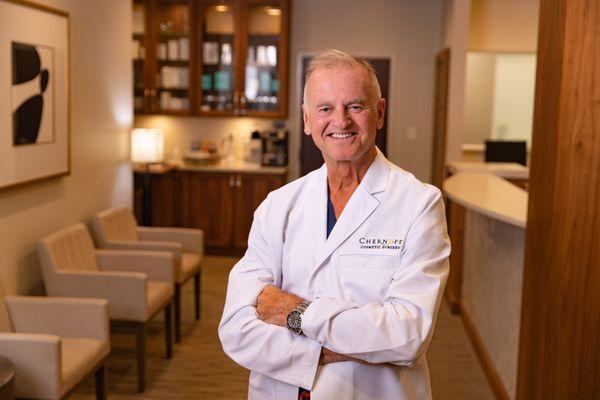 Triple Board Certified Plastic Surgeon - Dr. Chernoff in his Indianapolis office