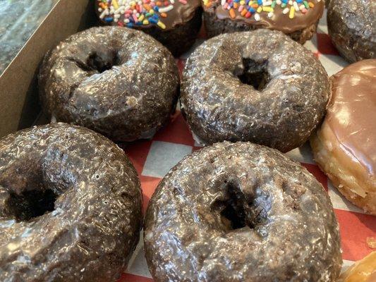 Chocolate cake doughnuts were my fav