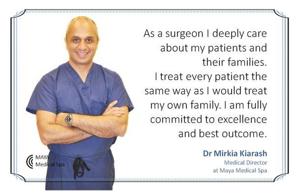 Dr Kiarash Mirkia - Medical Director