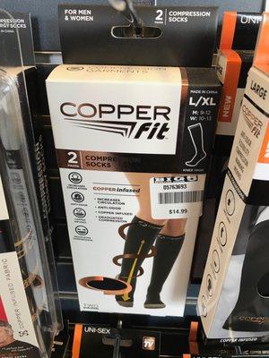 Their women's compression socks- only had large in stock