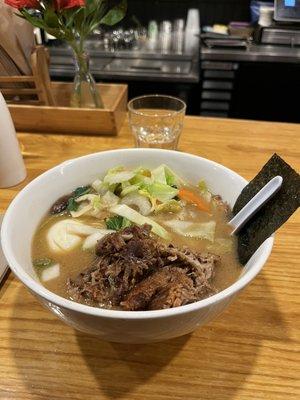 Miso ramen with pork