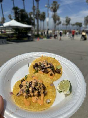 Carne asada tacos (free sample)