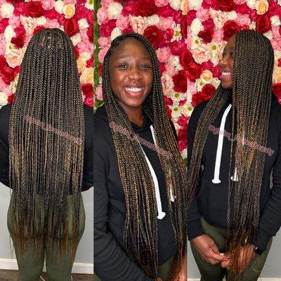 Knotless braids